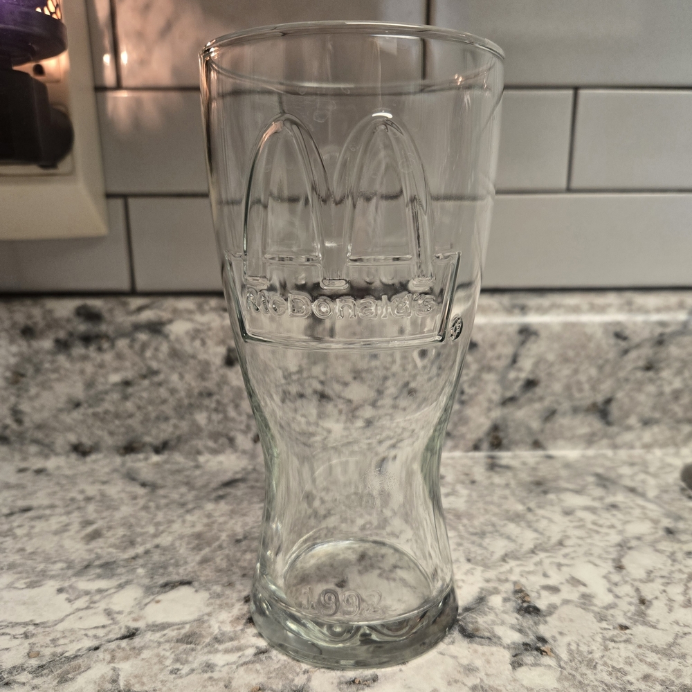 Vintage 1992 McDonalds Glass Tumbler